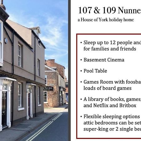 107 And 109 Nunnery Lane Villa York Eksteriør billede