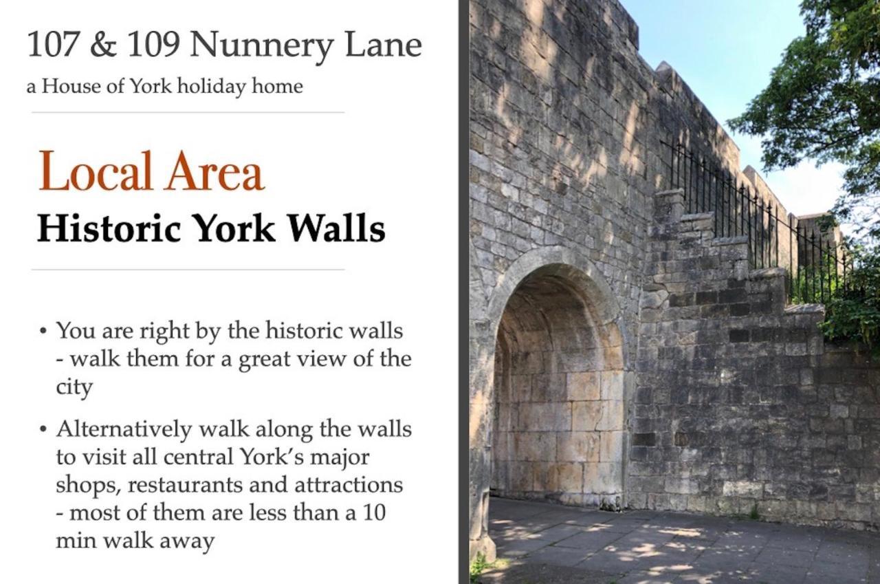 107 And 109 Nunnery Lane Villa York Eksteriør billede